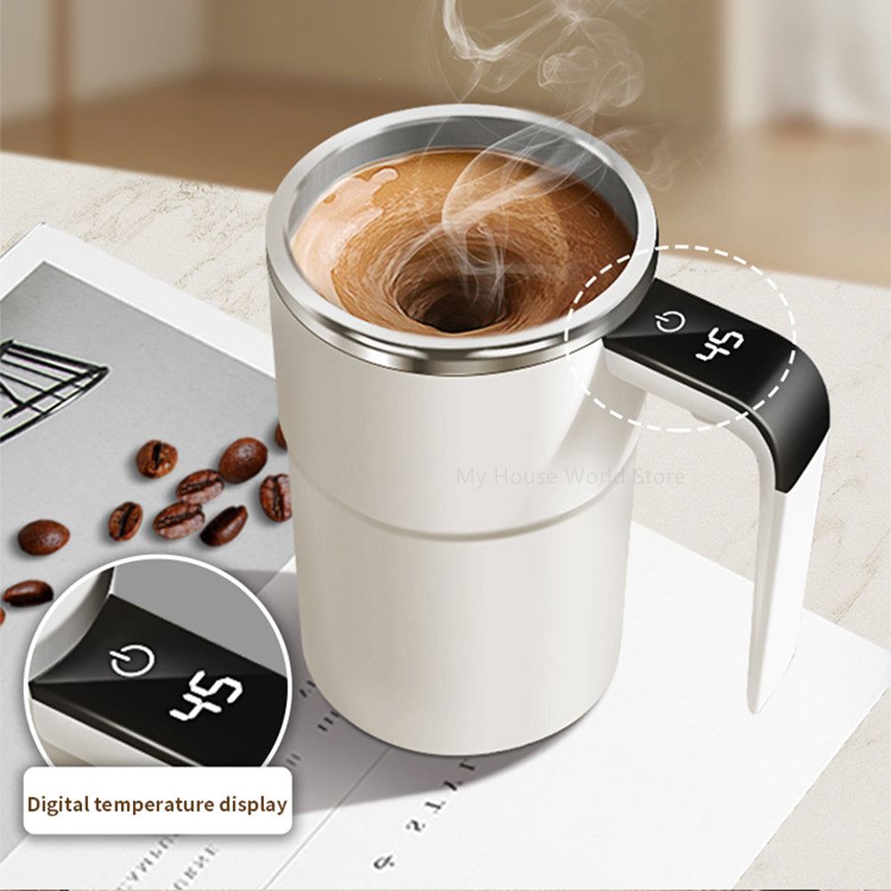 Rechargeable Portable Coffee Magnetic Self Stirring Mugs